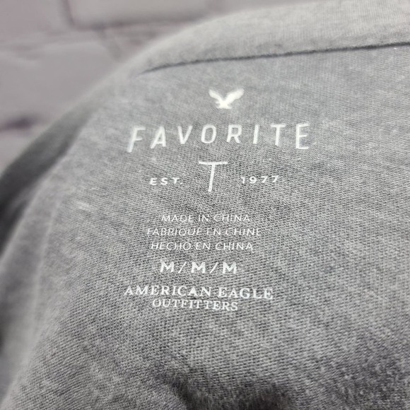 American Eagle Long sleeve Favorite T shirt - Picture 3 of 7
